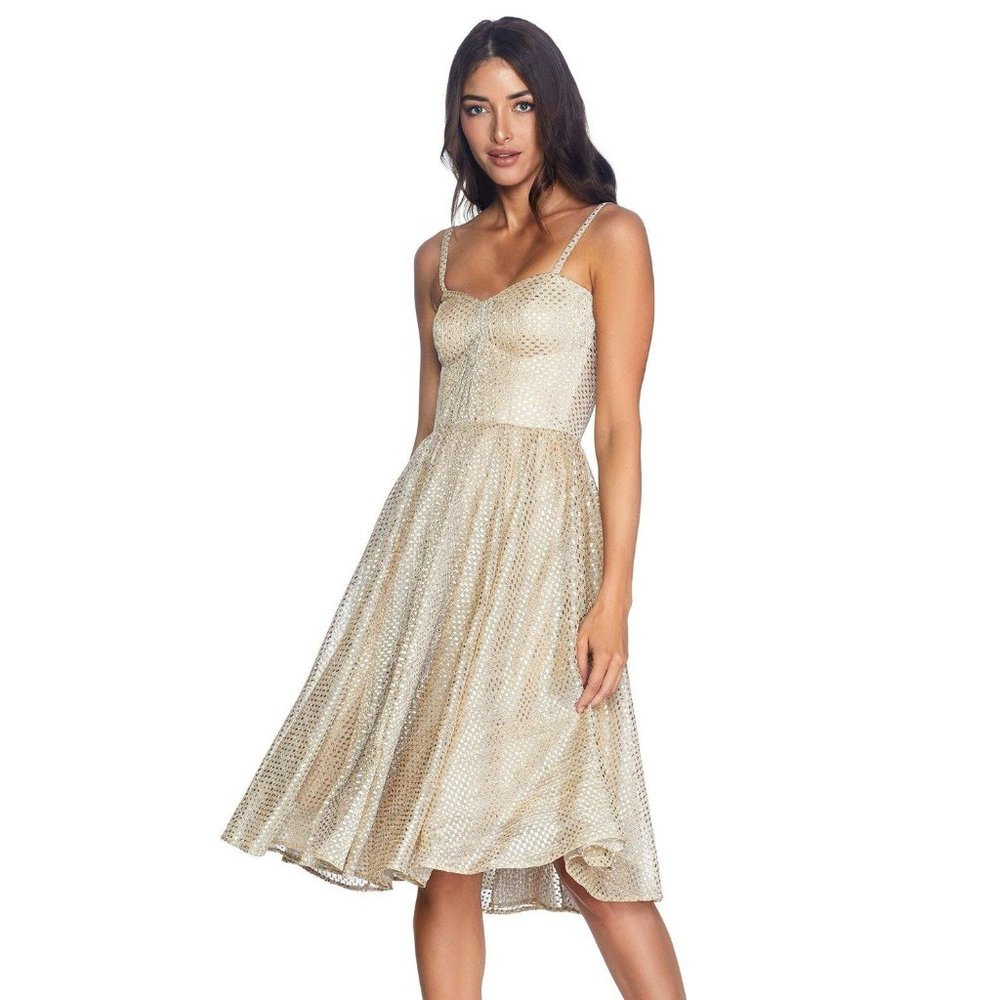 Dress the Population Rachael Fit & Flare Dress NWT